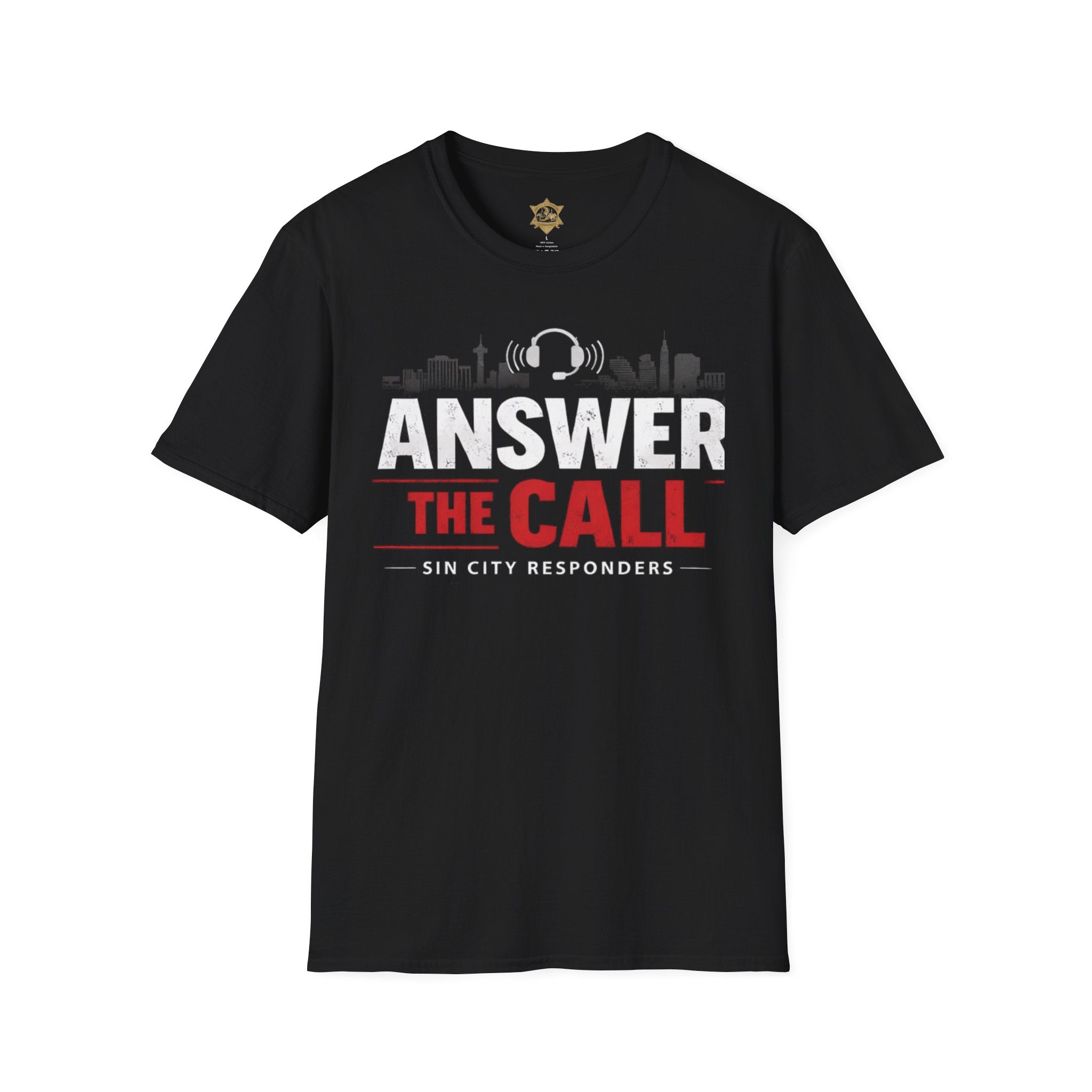 Answer the Call T‑Shirt — “The Voice You Pray Answers” RED Faith Rescue Tee