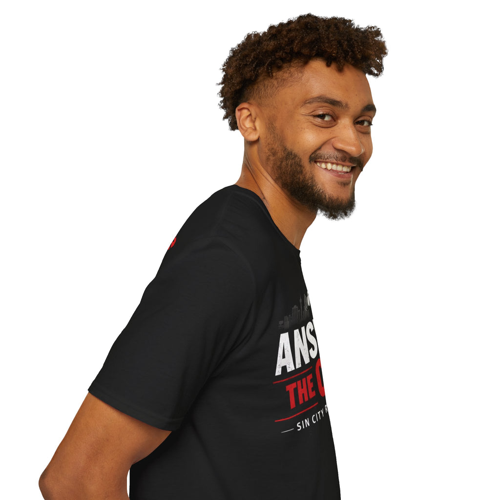 Answer the Call T‑Shirt — “The Voice You Pray Answers” RED Faith Rescue Tee