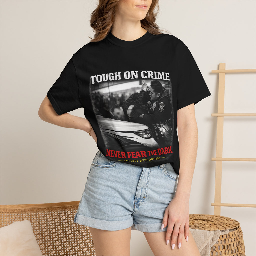 T-Shirt - "Tough on Crime / Never Fear the Dark" Sin City Responders Graphic