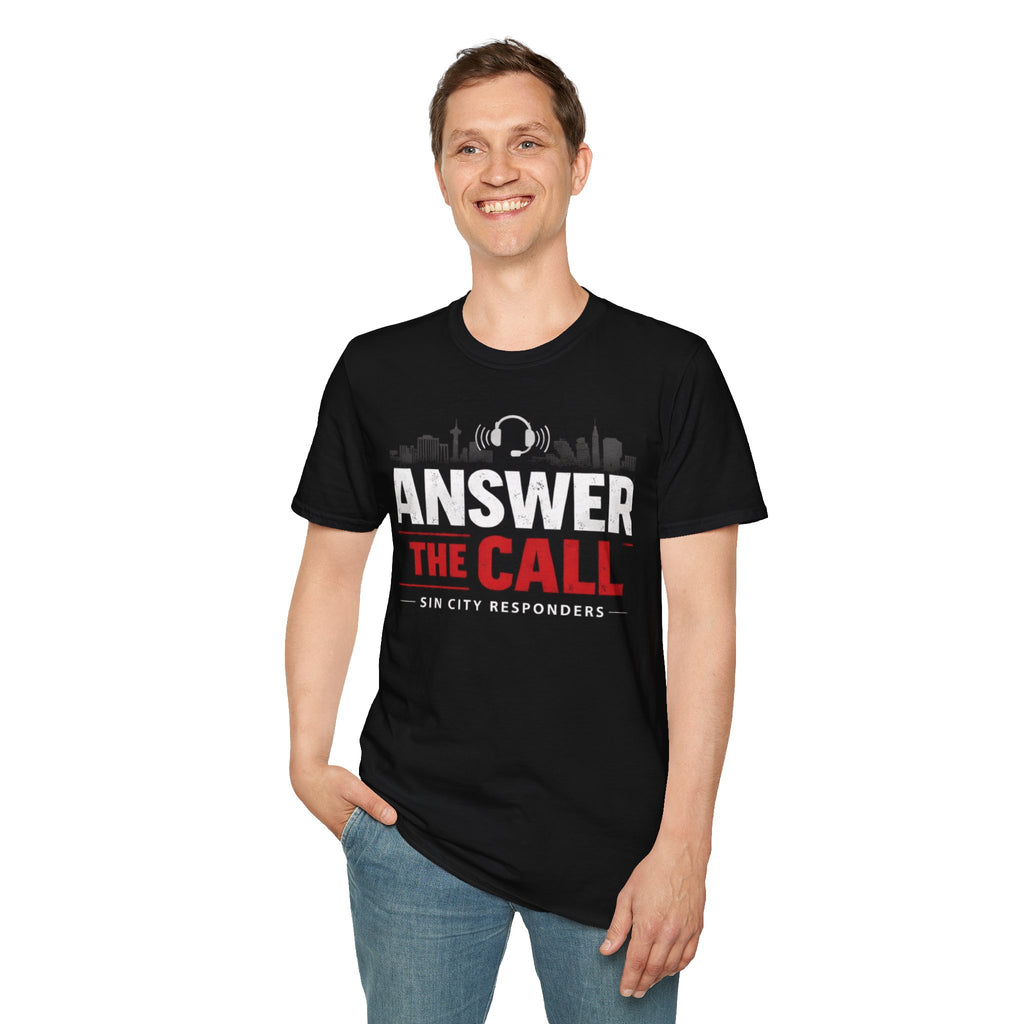 Answer the Call T‑Shirt — “The Voice You Pray Answers” RED Faith Rescue Tee