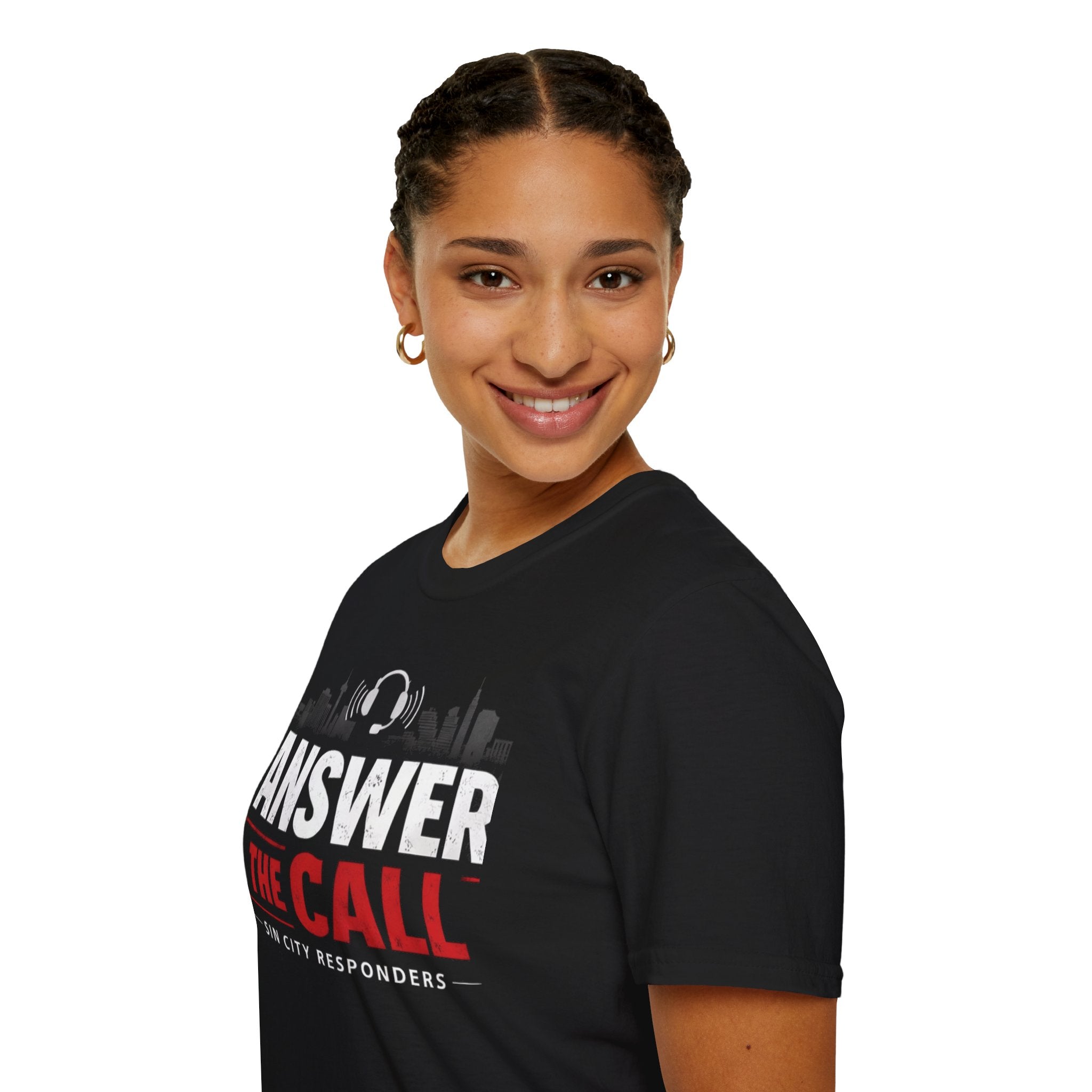 Answer the Call T‑Shirt — “The Voice You Pray Answers” RED Faith Rescue Tee