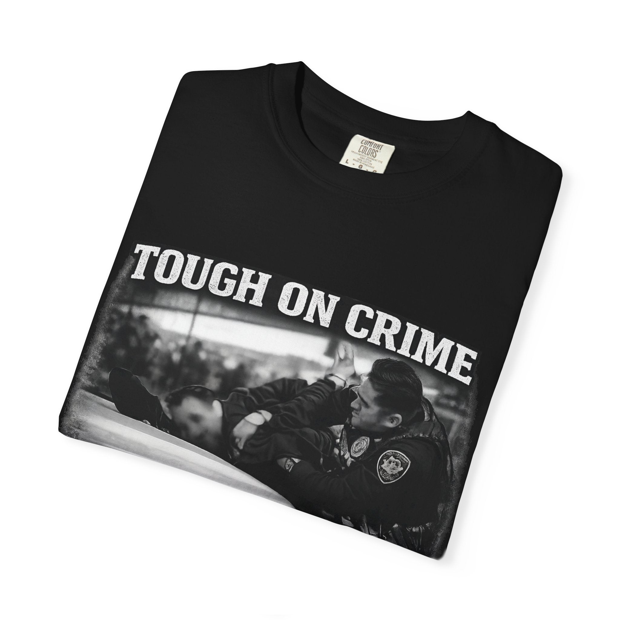 T-Shirt - "Tough on Crime / Never Fear the Dark" Sin City Responders Graphic