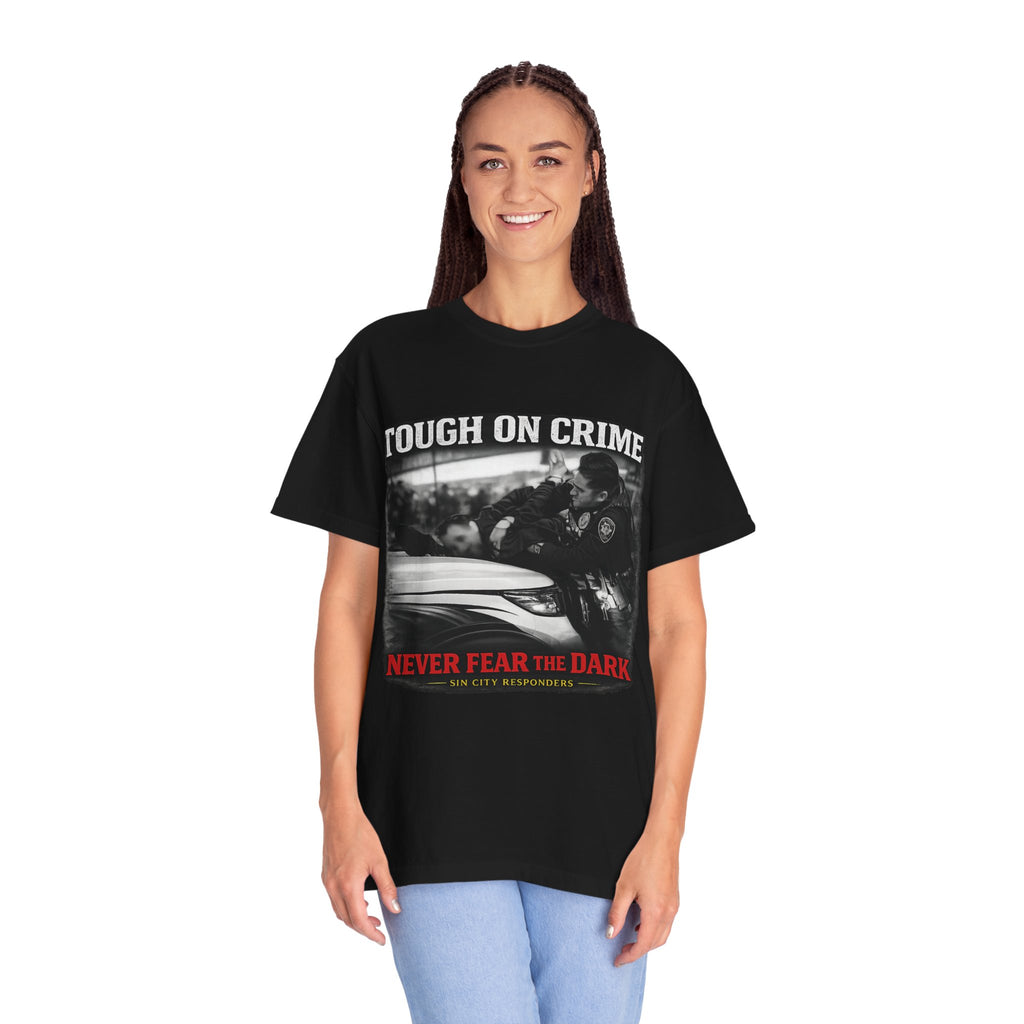 T-Shirt - "Tough on Crime / Never Fear the Dark" Sin City Responders Graphic