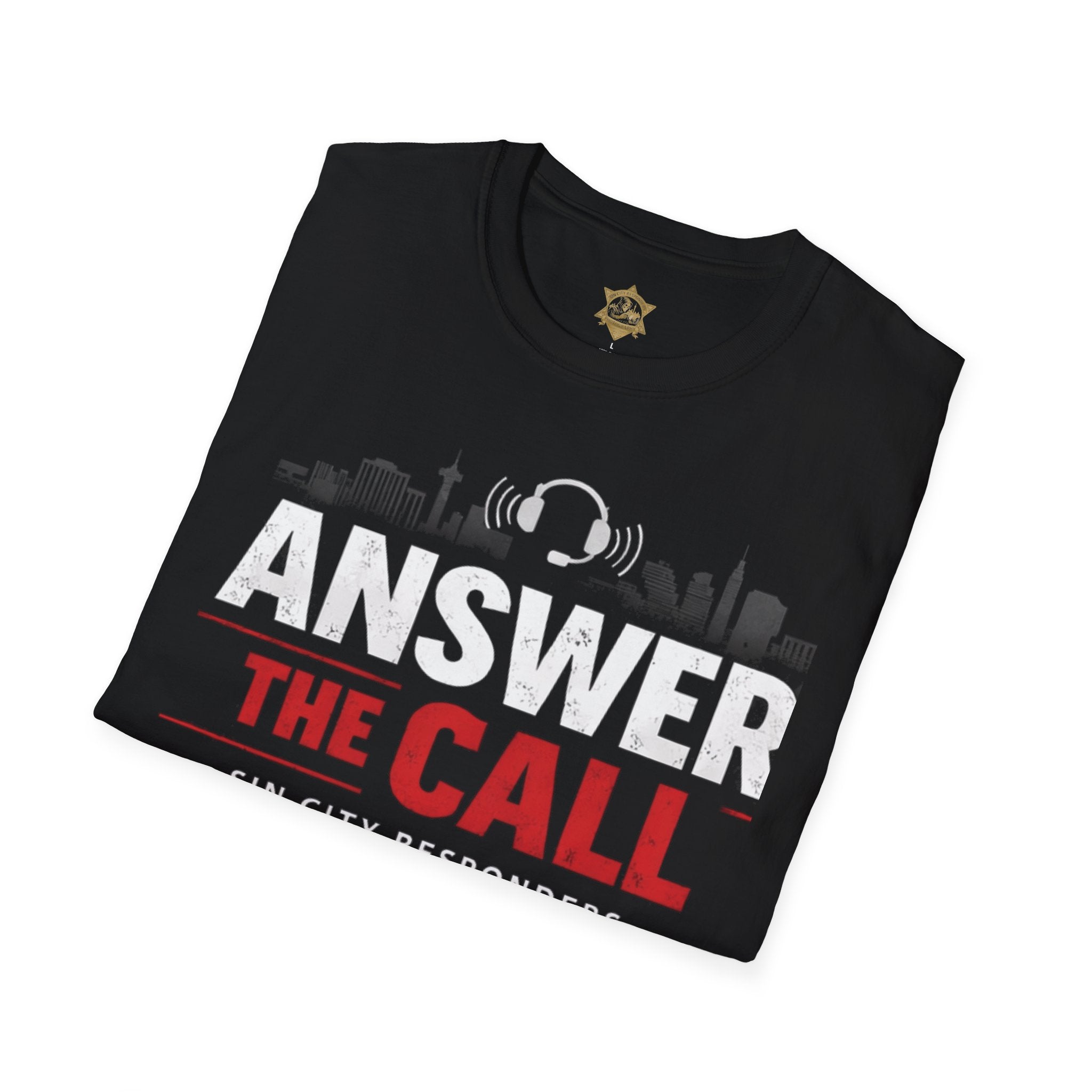 Answer the Call T‑Shirt — “The Voice You Pray Answers” RED Faith Rescue Tee