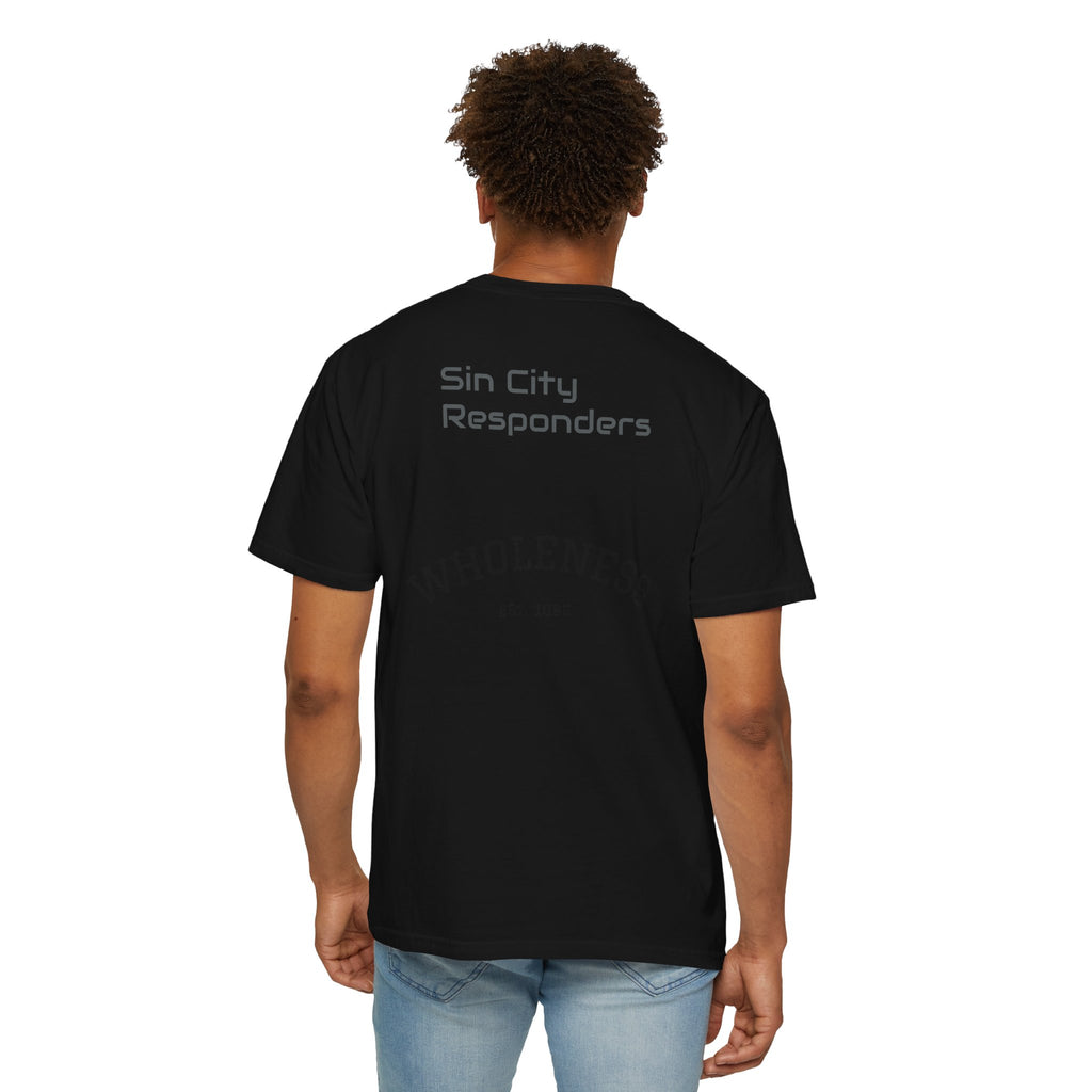 T-Shirt - "Tough on Crime / Never Fear the Dark" Sin City Responders Graphic