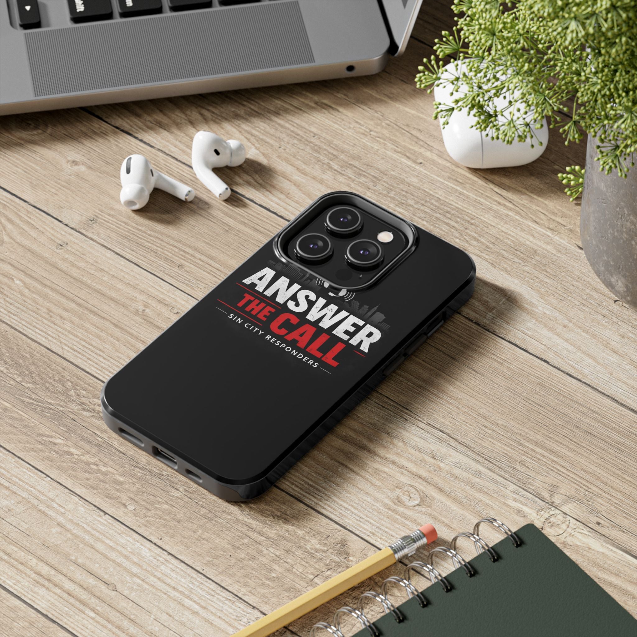 Answer The Call Tough Phone Case — Sin City Responders Protective Cover